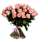 Розовые розы